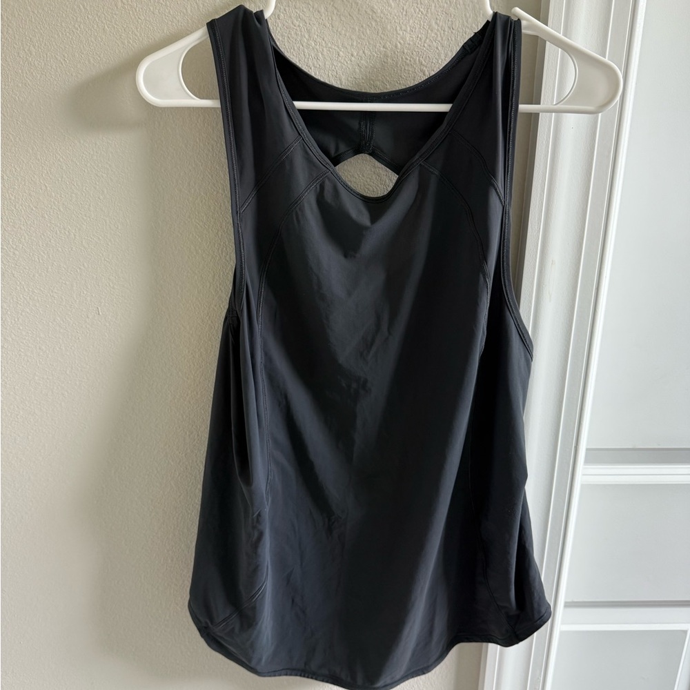 Lululemon Dark Grey graphite grey tank top in size 10